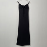 Women Dresses Sling U-Neck Lace-up Dress Sexy Dress