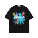 Men T Shirt Summer Graffiti Couple Short Sleeve T-shirt