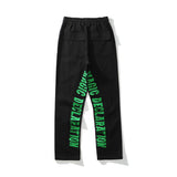 Men Sweatpants Embroidered Slacks Loose Straight Sports Trousers