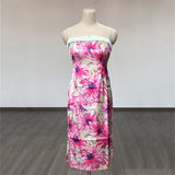 Women Evening Dress Floral Strap Dress