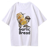 Garlic Bread Men T Shirt Graphic Vintage  Cotton