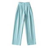 Women Sweatpants Suit Pants Loose Wide-Leg Straight Pants Casual Pants