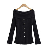 Women Sweater Knitwear Autumn Winter Coat Cashmere-like Sweater