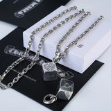 Chrome Hearts Necklace Square Dice Pendant Men