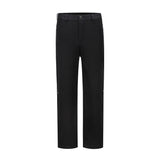 Men Sweatpants Casual Pants Summer Loose and Simple Pure Color Elastic Waist Straight-Leg Trousers