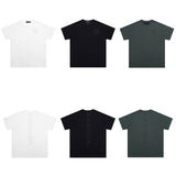 CHH Chrome Heart T Shirts Crowe Cross Print Short Sleeve T-Shirt Loose