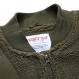 Unisex Winter Cotton Coat Stitching Lambswool Stand-up Collar Cotton-Padded Clothes Vintage Loose Cargo Cotton-Padded Jacket