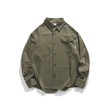 Unisex Shirts Autumn Collar Back Buttoned Shirt