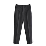Women Sweatpants Suit Pants Straight-Leg Pants Overalls