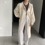 Women Cardigan Sweater Autumn and Winter Sweater Coat Button Turn-down Collar Coat Az2218