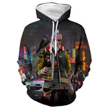 Cyberpunk 2077 Hoodie Samurai Themed Hoodie Sweatshirt Surrounding the Game