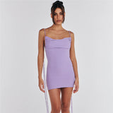 Women Dresses Summer Sexy Backless Sheath Dress (Bla0420)
