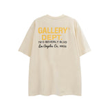 Gallery Dept T Shirts Men's Car Painted Print Loose