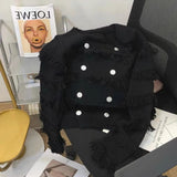 Women Knitwear Spring and Autumn Tassel Sweaters Cardigan