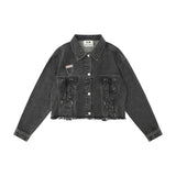 Women Jacket Denim Autumn Loose Jacket Coat