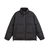 Unisex Winter Cotton Coat White Duck down Jacket