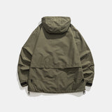 Unisex Jacket Autumn Windproof Hood Coat