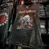 Pearl Jam T Shirts Doors Ramones Rock Washed Vintage Tank Top Cotton Sleeveless T-Shirt(Part2)