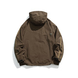 Unisex Winter Cotton Coat Decorative Hooded Jacket Vintage Baggy Coat