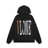 Vlone Hoodie Autumn/Winter Big V Letter Hooded Sweater