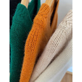 Women Knitted Pullover Vintage Autumn and Winter Loose Knitwear