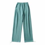 Women Sweatpants Spring Casual Straight-Leg Loose Tappered Sweatpants