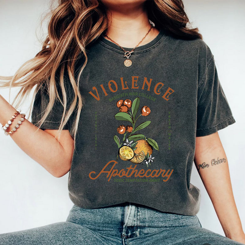 Violet Sorrengail Apothecary T-shirt Basgiath War College