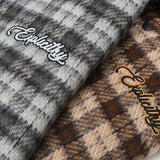Unisex Winter Cotton Coat Winter Vintage Plaid Hooded Letters Baseball Uniform Jacket