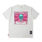 Men T Shirt Vintage Ethnic Print Short Sleeve T-shirt