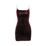 Women Dresses Autumn and Winter Elegant Suspender Skirt Sexy Dress