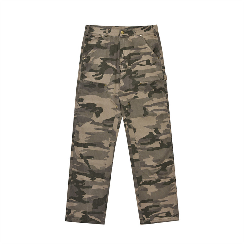 Men Sweatpants Camouflage Slacks Men's Loose Outdoor Sports Camouflage Pants