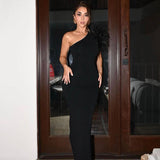 Women Dresses Slim-Fit Long Evening Dress