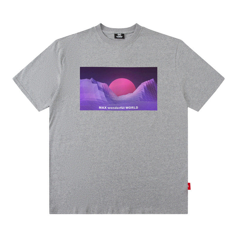 Men T Shirt Hip Hop Oversize Short Sleeve T-shirt