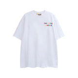 Gallery Dept T Shirts Los Angeles Gallery Dept Short Sleeve Letter Printed Loose Top