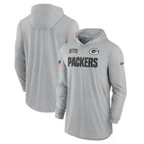 NFL T-Shirts NFL American Football Hooded Long Sleeve T-Shirt Men's Outdoor Leisure