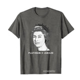 Inspired by Queen's Platinum Jubilee 2022 Elizabeth 70 Years T-shirt Figure Short Sleeve T-shirt