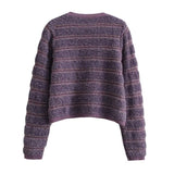 Women Sweater Knitwear Autumn and Winter Sweater Coat Women's Hollow Knitted Cardigan