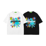 Men T Shirt Summer Graffiti Couple Short Sleeve T-shirt