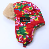 Stussy Hat Lei Feng Hat Winter Warm Fleece Thickened Ethnic Style