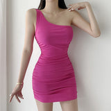 Women Dresses Sleeveless Vest Dress Sexy Skirt