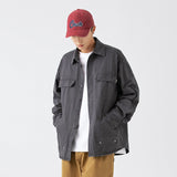 Unisex Jacket Loose Multi-Pocket Workwear Jacket