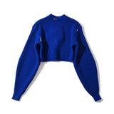 Women Sweater Knitwear Spring Button Cardigan Short Knitwear
