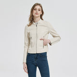Women Leather Jacket Pu Women's Leather Top Women's Leather Jacket