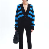 Women Knitted Sweater Spring and Autumn Sweater Female Loose Knitted Cardigan Coat