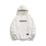 Unisex Shirts Autumn Chest Letter Hooded Sweater