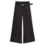 Women Sweatpants Casual Loose-Fitting Wide-Leg Trousers