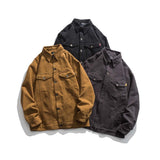 Unisex Shirts Fall Jacket