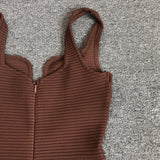 Women's Evening Dress Bandage One-Piece Dress Square Collar Sleeveless Sexy Slim Fit Camisole Gown