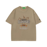 Men T Shirt Vintage Fun Printing Short Sleeve T-shirt