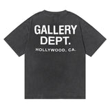 Gallery Dept T Shitrs Vintage Printed Letter Short Sleeve T-shirt